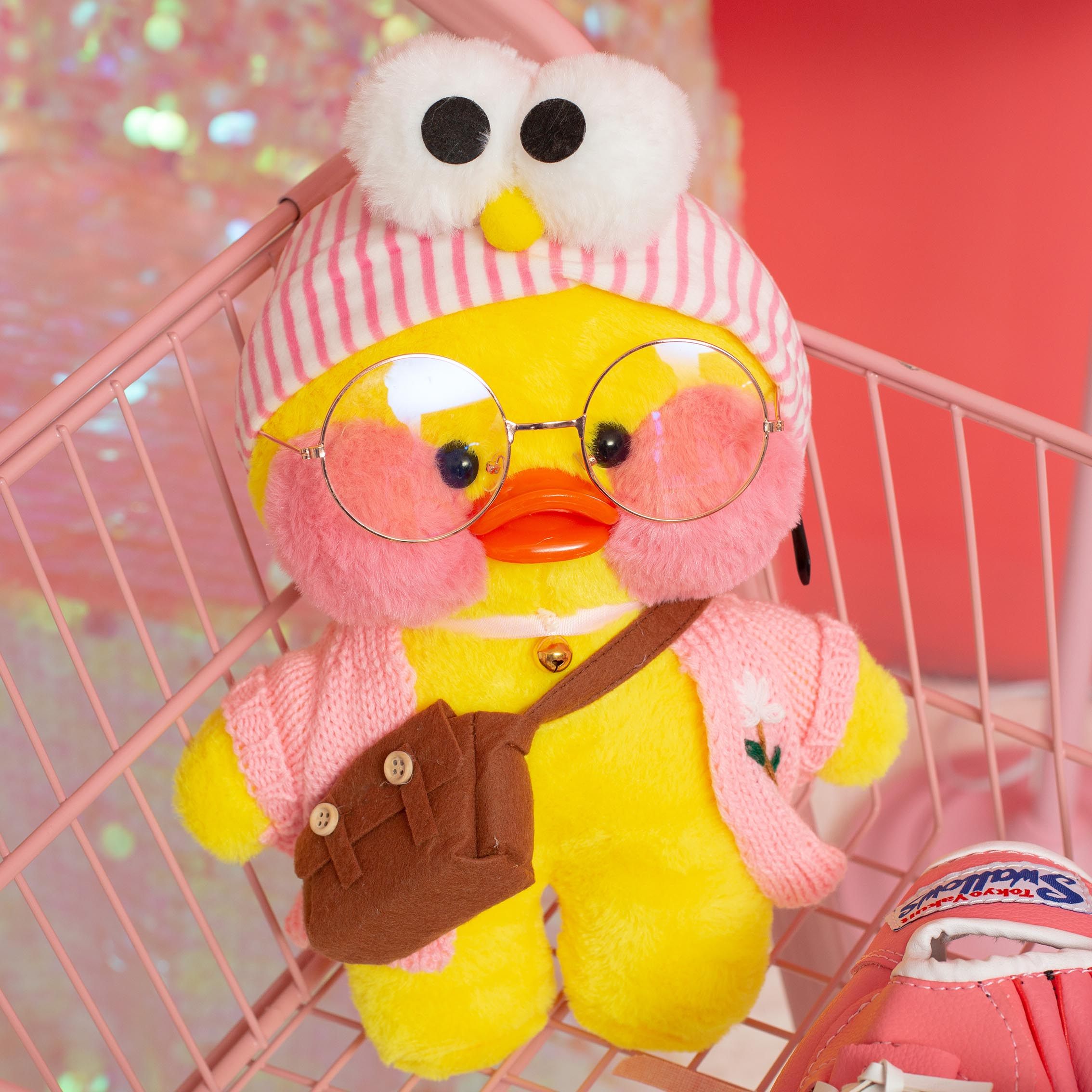 韩国网红玻尿酸小黄鸭玩偶公仔鸭子毛绒玩具公仔布娃娃生日礼物女