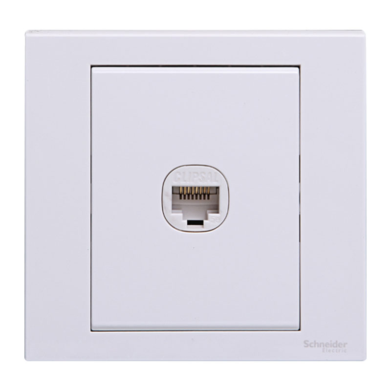 施耐德如意系列开关插座电脑插座ev51rj5网络网线面板电脑插座