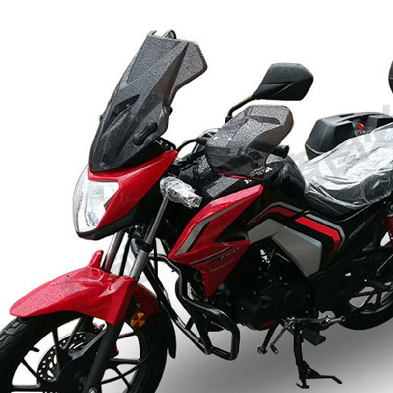 玻璃适用五羊本田帅影wh1507a摩托挡风风挡护手摩托车前挡风