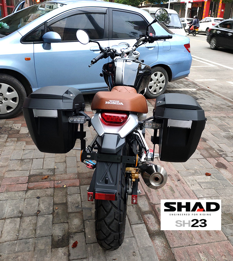 边箱适用五羊本田鸷道cb190ss夏德侧箱挂箱sh23摩托车尾箱