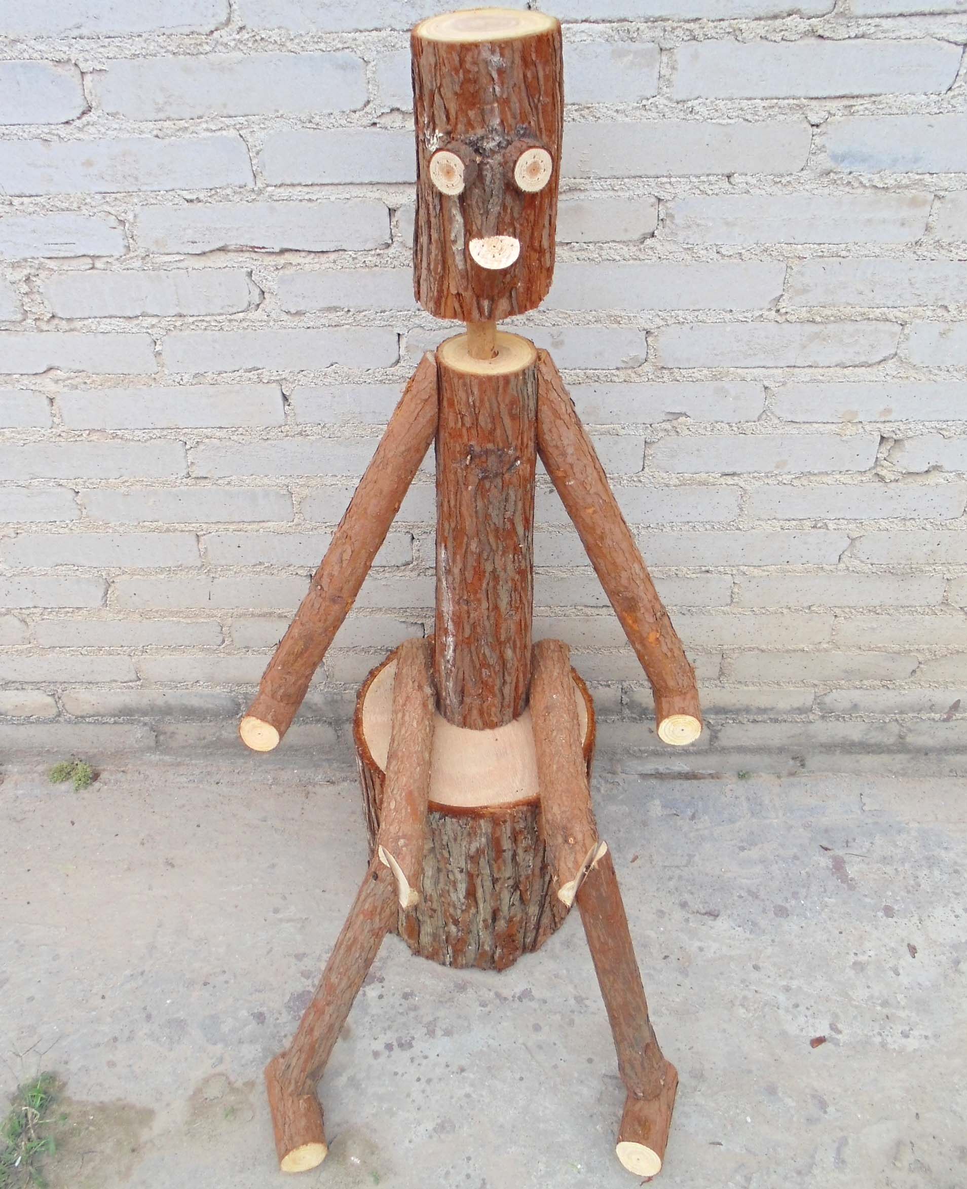 创意木头玩偶手工木偶公仔造型造景橱窗田园摆件