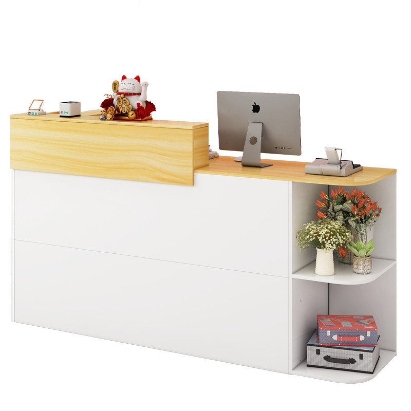 收银台店铺小型吧台现代简约经济型收银桌子便利店奶茶收银台