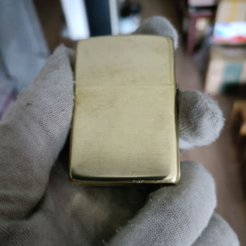 正品万宝路贴章牛头毛牛头高版进口纯铜89年正版zippo