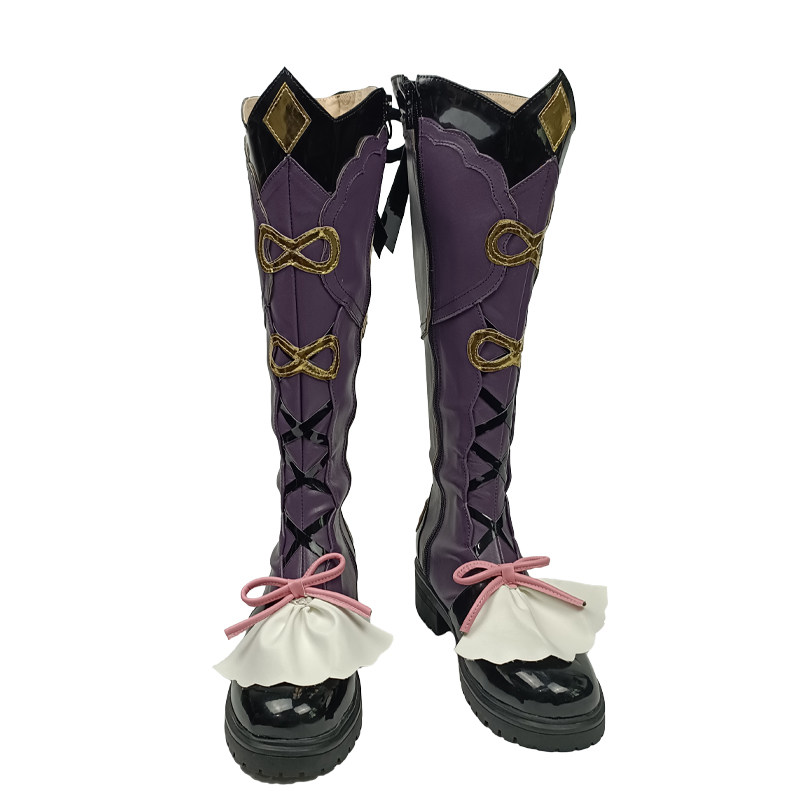 cosplay鞋靴子原神cos云堇鞋子游戏人物动漫鞋增高支持来图定做