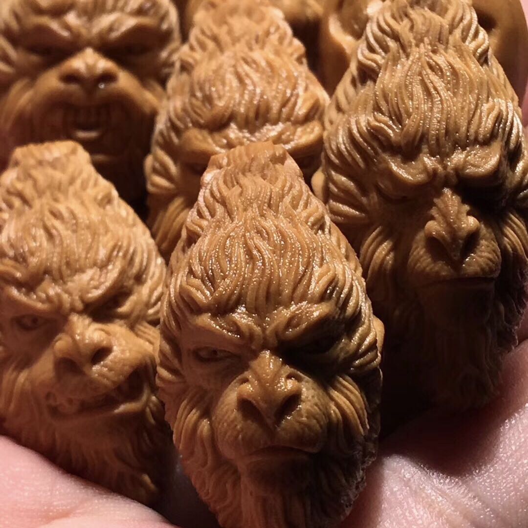 橄榄齐天大圣孙悟空核手串核雕手链胡猴子猴子猴头战圣手链
