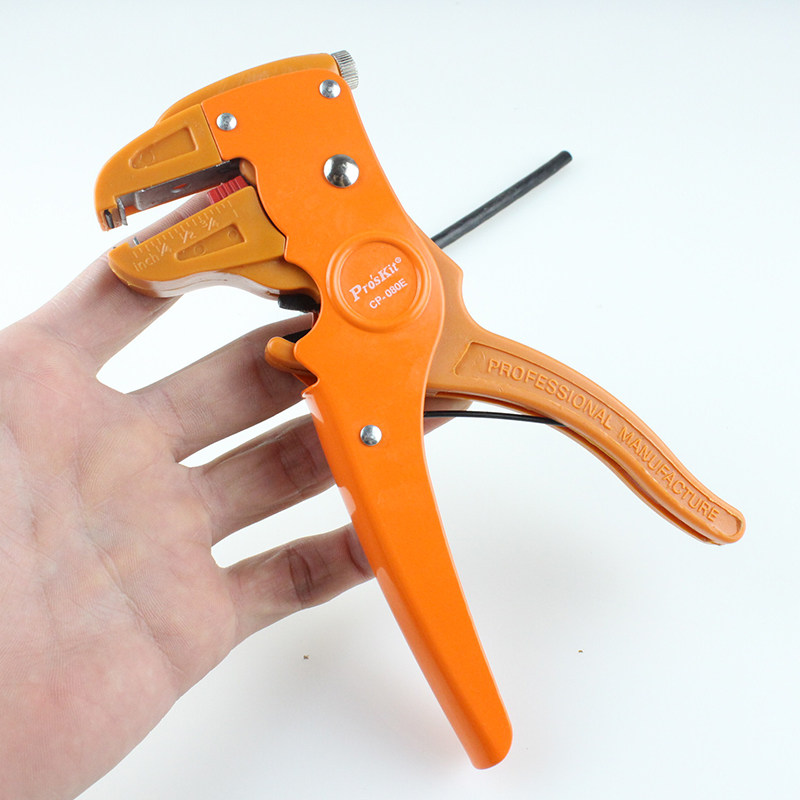 钳子台湾宝工鸭嘴钳剥线钳排多功能剥皮电工扒皮剥线钳