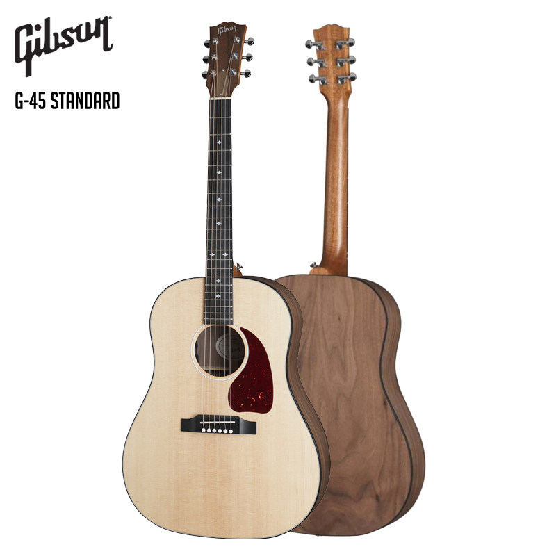 美产gibson吉普森g45全单standardg45studio民谣木吉吉他电箱吉他