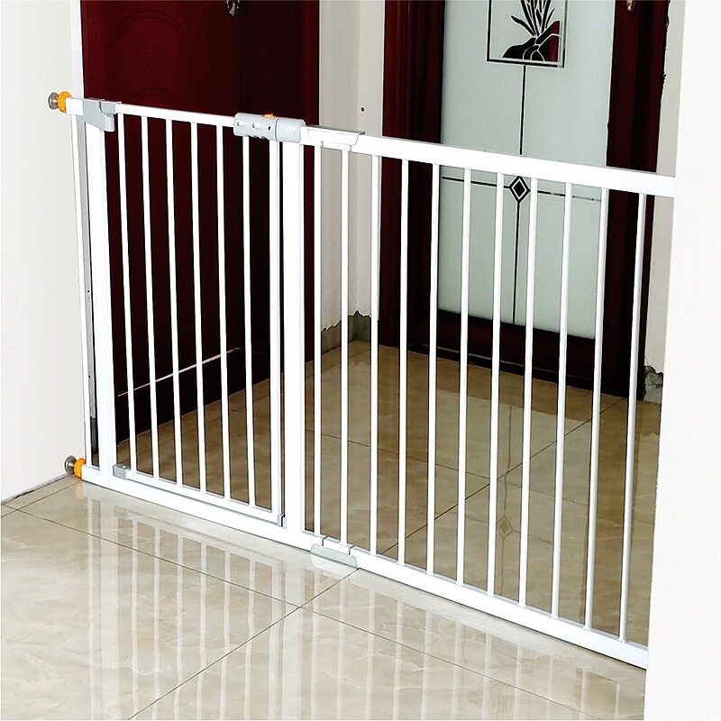 儿童安全门楼楼梯口护栏打孔宠物狗栏杆围栏隔离门栏门护栏