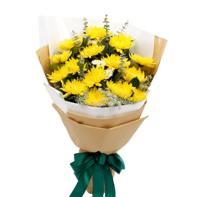 清明节祭奠深圳同城鲜花速递祭拜吊唁追悼祭祀白黄菊追悼