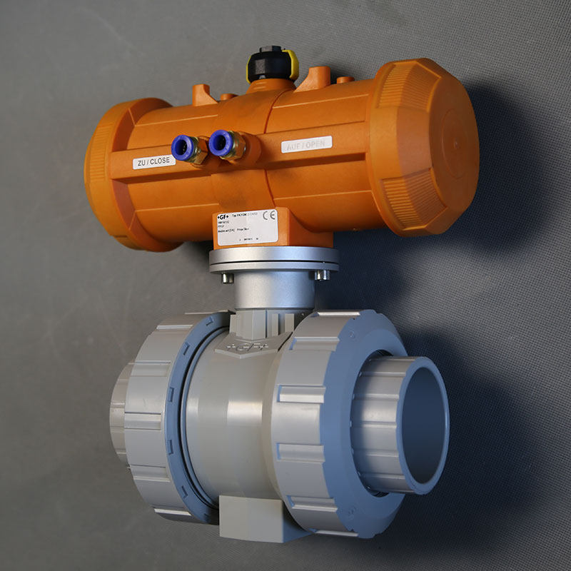 gfpph阀体工业自动阀门pph231气动球阀单动承插其他阀门