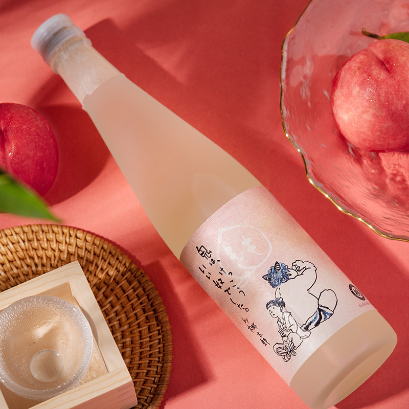 海琳桃太郎桃子利口酒500ml日本原装进口女士低度微醺果酒