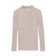 Hengyuanxiang middle-aged mother sweater female half high neck knit short section built-shirt large size black bottoming shirt autumn and winter Hengyuanxiang middle-aged mother sweater female half high neck knit short section built-shirt large size black bottoming shirt autumn and winter