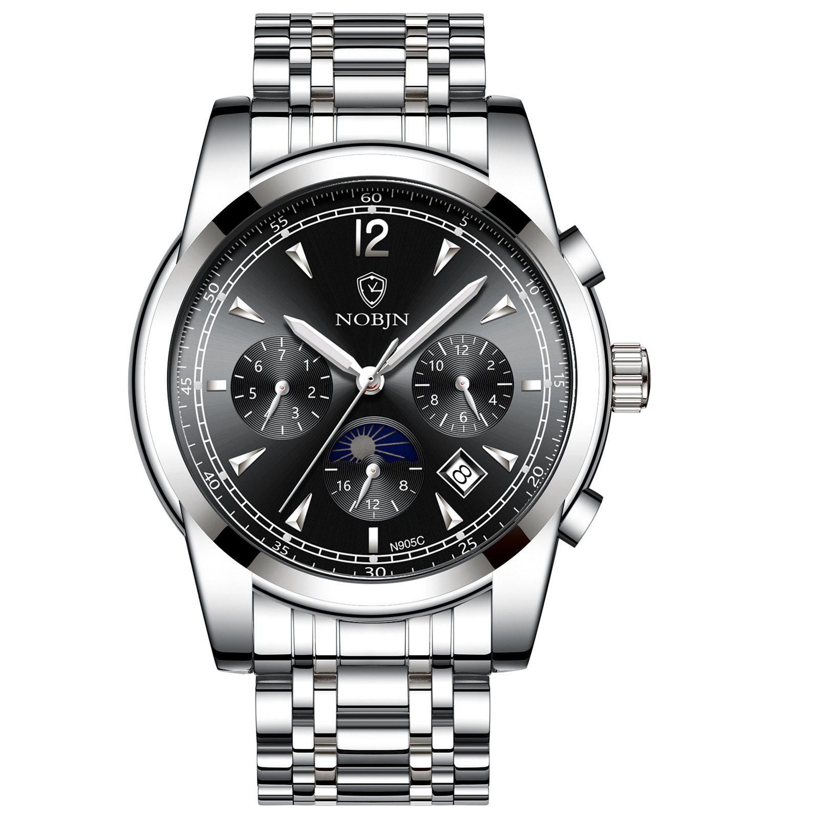 2020新款瑞士dw名牌全自动机械男表运动防水全黑进口学生男士手表