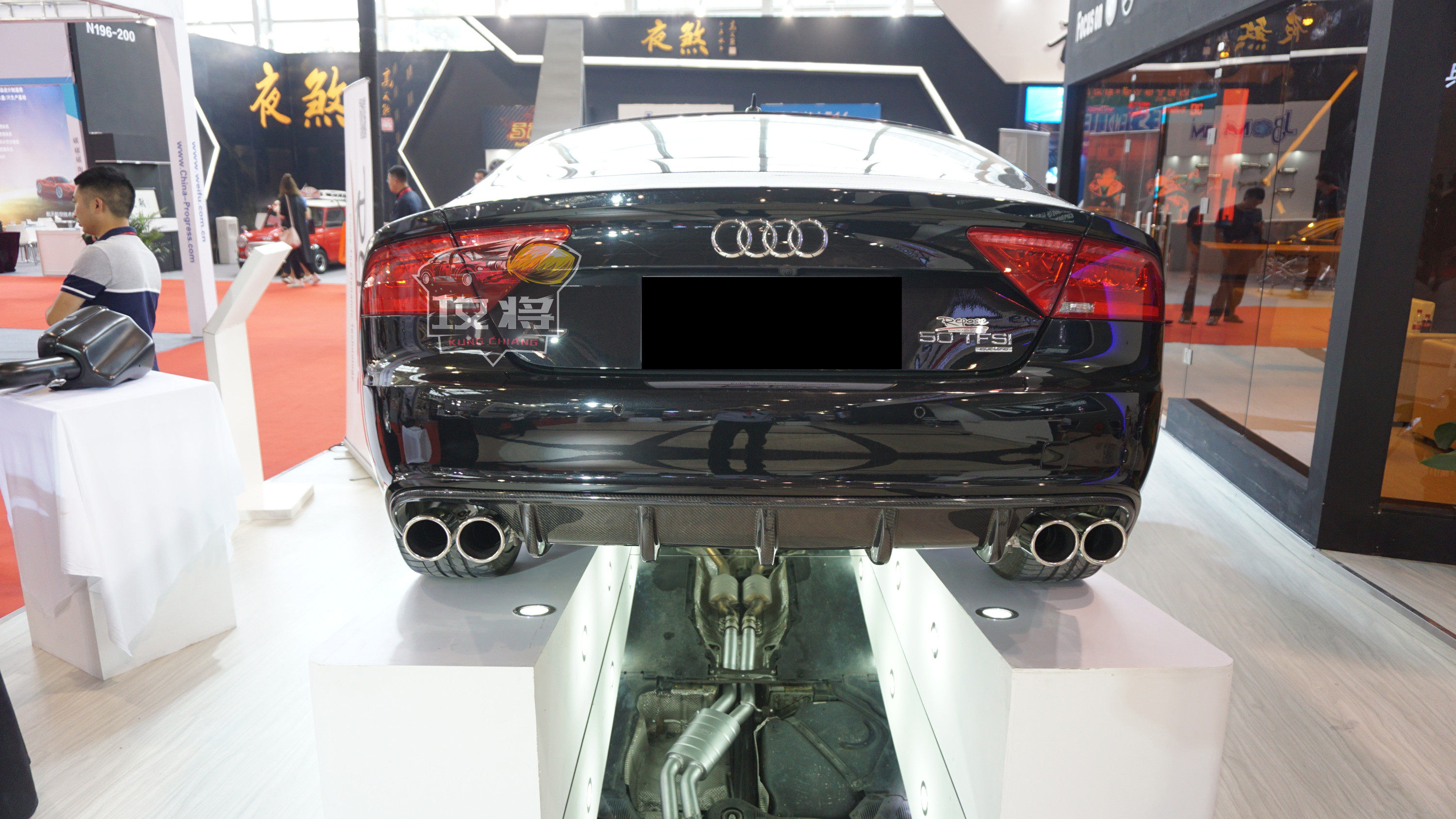 声浪适用于奥迪a7排气管改装阀门可变排气管