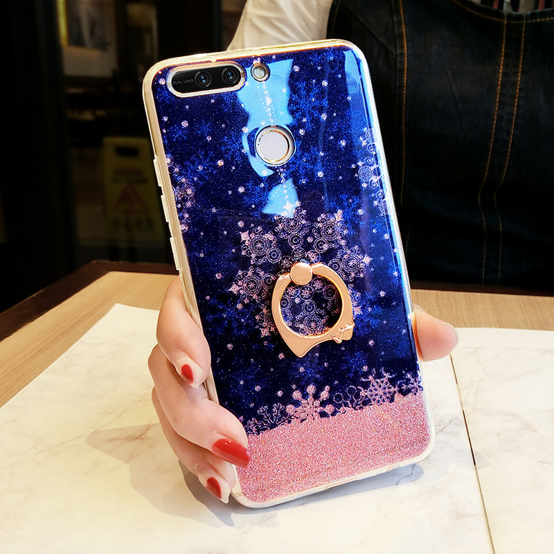 华为荣耀9手机壳荣耀v10女款薄v8防摔8保护套全包边硅胶v9情侣软硬壳