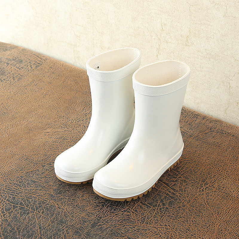 儿童颜料画画涂色diy创作雨靴白色雨鞋环保涂鸦卡通水鞋童鞋特价