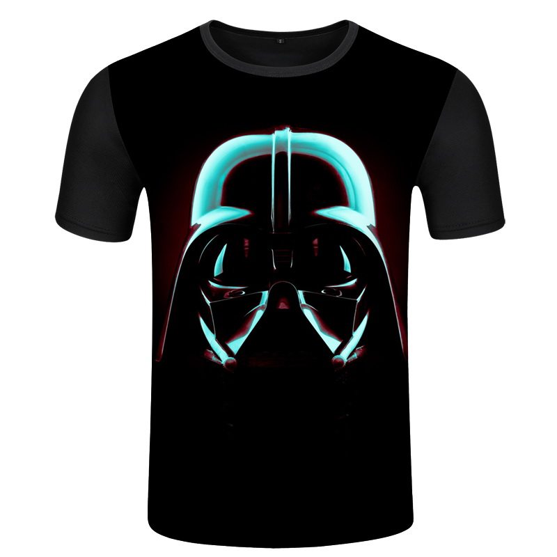 星球大战starwars电影周边t恤黑武士青少年短袖夏季学生男装衣服