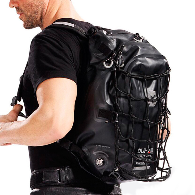 杜汉骑士防水背包机车包摩托车头盔包摩托车油箱包户外运动双肩包