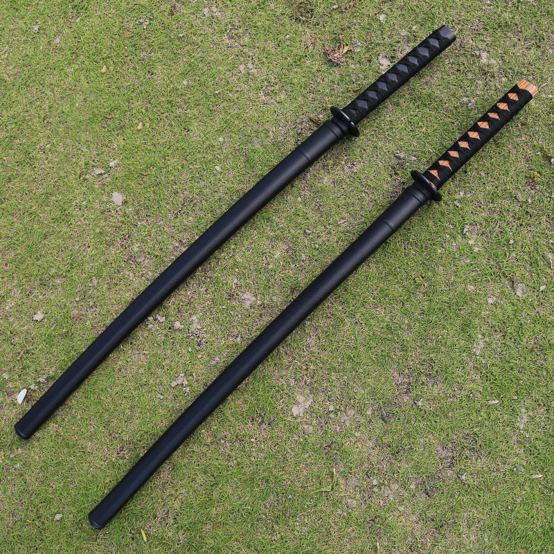 日本木质表演开刃未开刀鞘实木武术武士素振刀