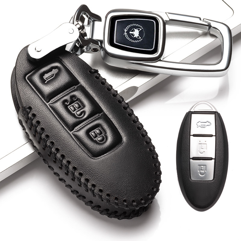 适用于日产天籁钥匙套2021款天籁专用车钥匙包21款汽车男真皮款扣