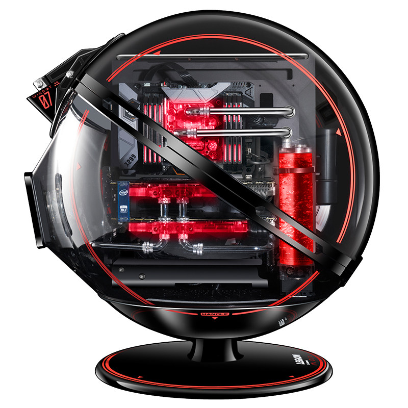 迎广winbot 全球限量版机箱 球型机箱 电脑游戏机箱 电竞游戏机箱