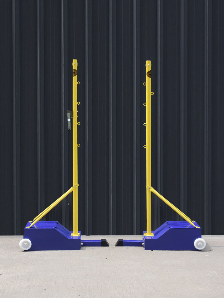 羽毛球羽毛球架标准移动式网架便携式训练网球柱子羽毛球网