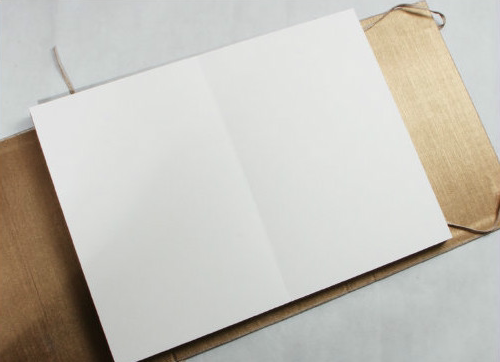 宣纸空白册页3456号亚麻函套书法国画装裱画册宣纸