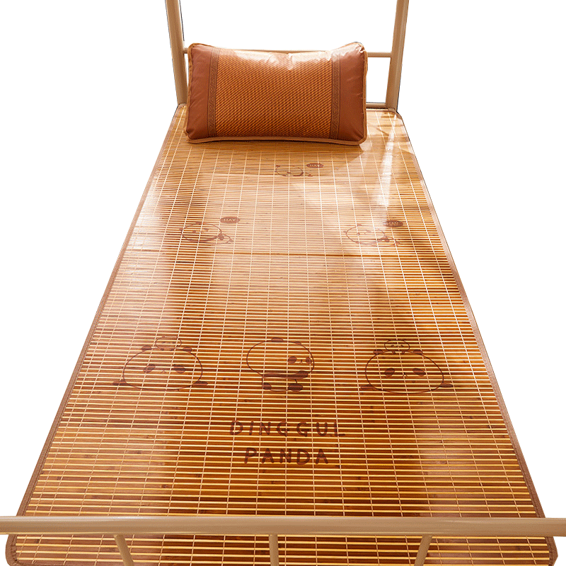 凉席竹席学生宿舍单人床12米双面09m夏天寝室凉席