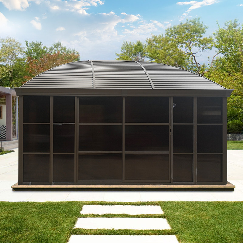 民宿可移动铝合金小房子藤朝阳光房凉亭户外庭院简易室外别墅组装