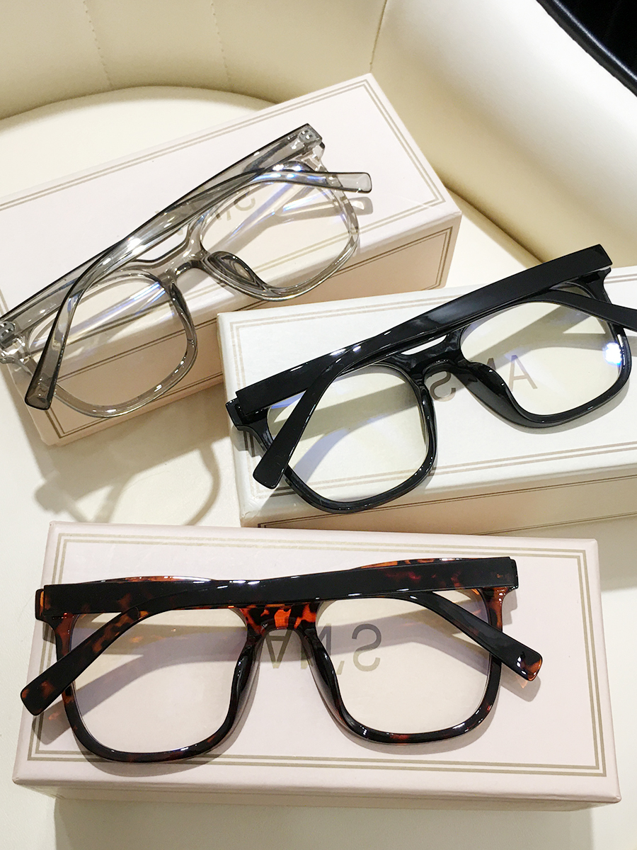 眼镜大黑时尚厚边男女街潮男ins黑框潮日镜框定制成品光学镜