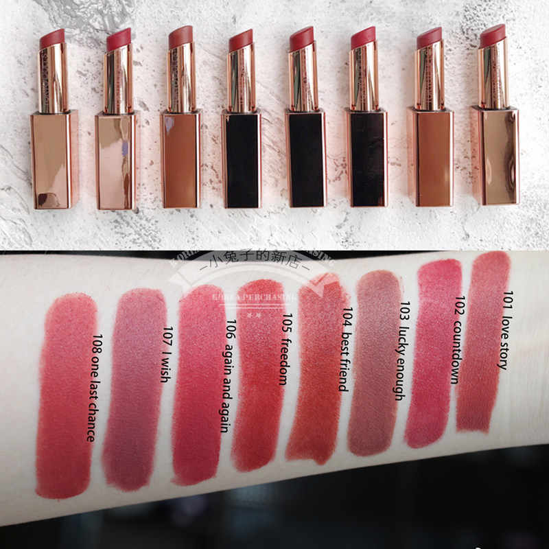 泰国tokyodolls丝绒哑光金管唇膏新品口红枫叶红唇彩