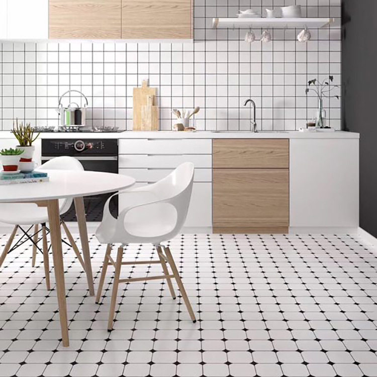 北欧面包砖黑白瓷砖格子墙砖300x600瓷片厨房卫生间厕所地砖地铁