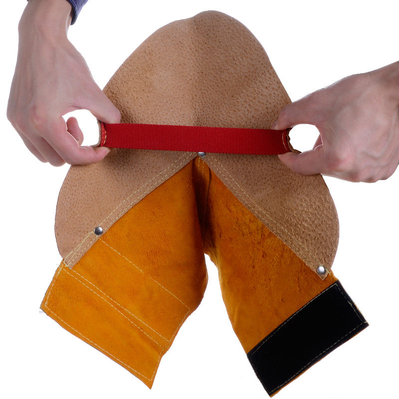 脚盖焊工威特仕电焊脚套劳保牛皮耐磨耐高温防烫腿部防护用品