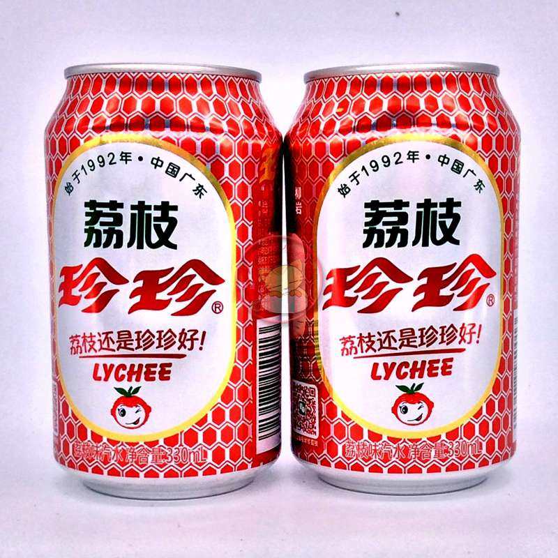 珍珍碳酸气泡果味国产零食怀旧饮料荔枝毫升碳酸饮料