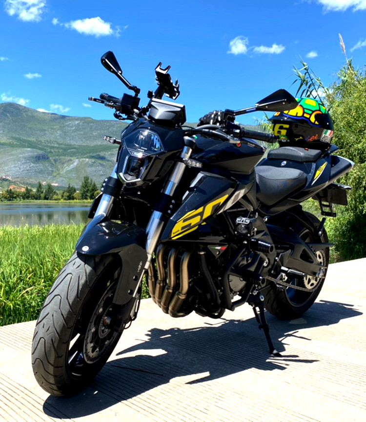 适用贝纳利502c反光镜改装配件黄龙追600大视野后视镜752s倒车镜