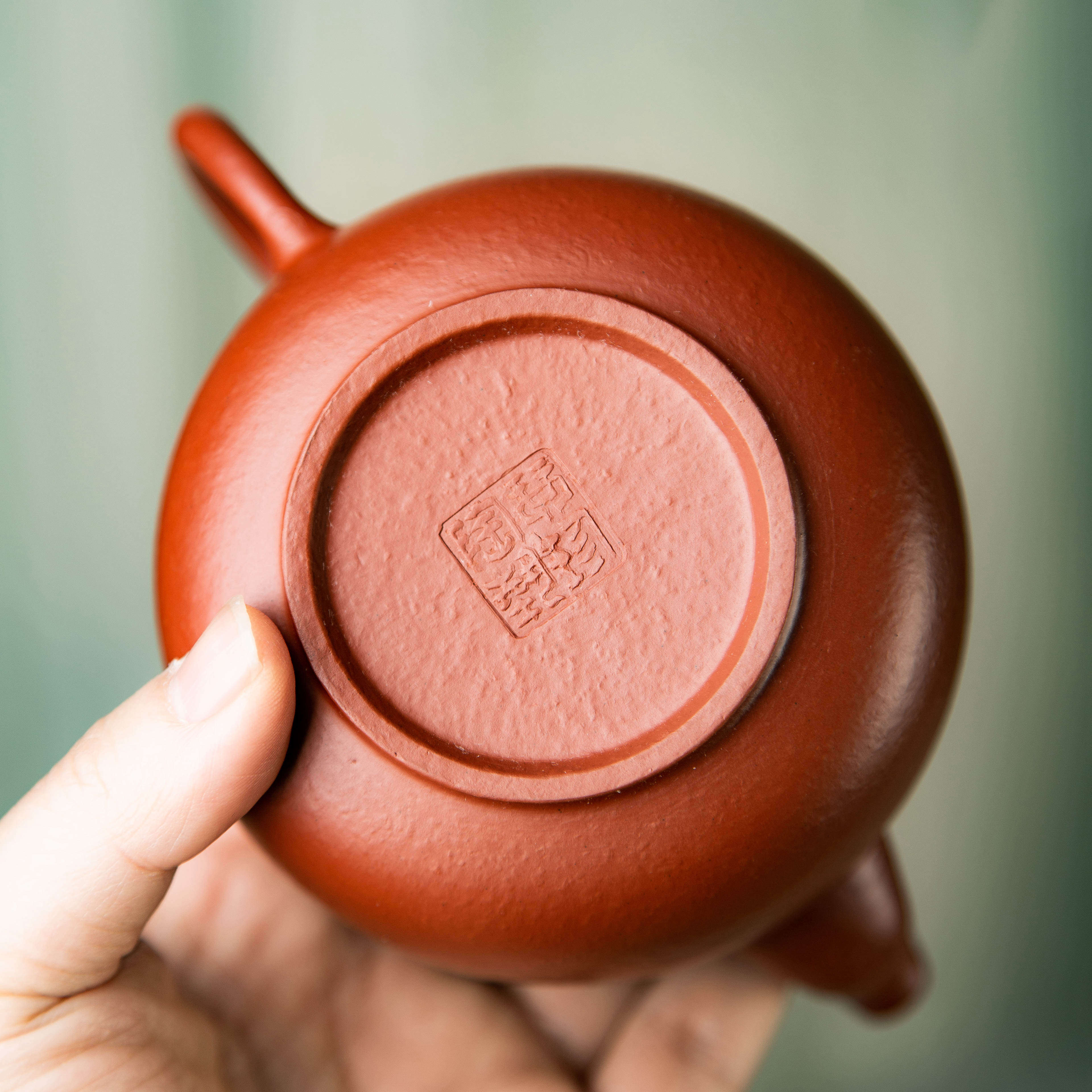 一心玉壶宜兴名家紫砂壶纯全手工朱泥鲍尊壶原矿茶壶