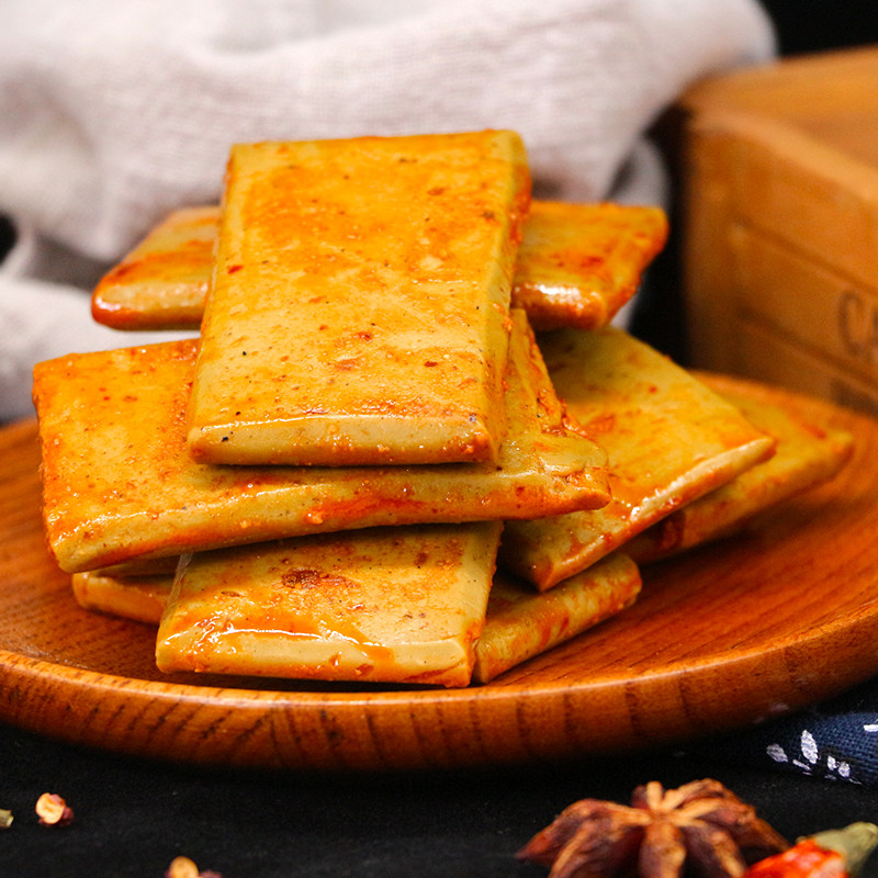 南街村黑豆干手撕素肉麻麻辣小吃包装散装豆腐干豆腐干