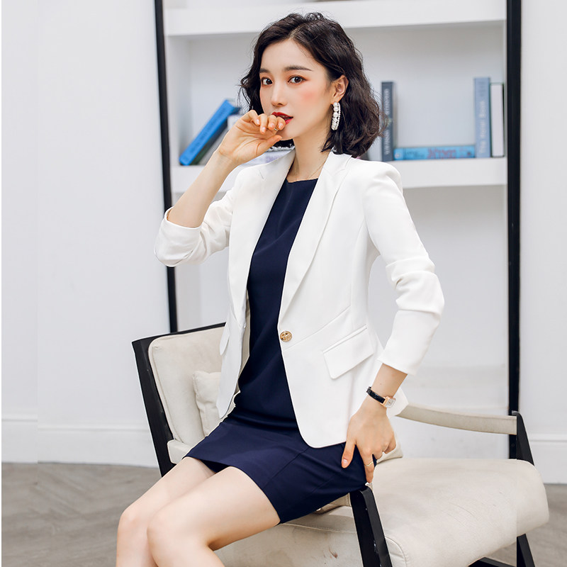 职业装套裙夏套裙工作服制服连衣裙空姐西装气质时尚