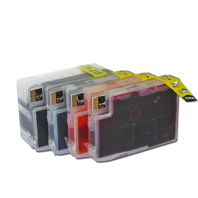 填充彩色墨盒连供mag墨水hp711绘图仪适用打印机墨盒
