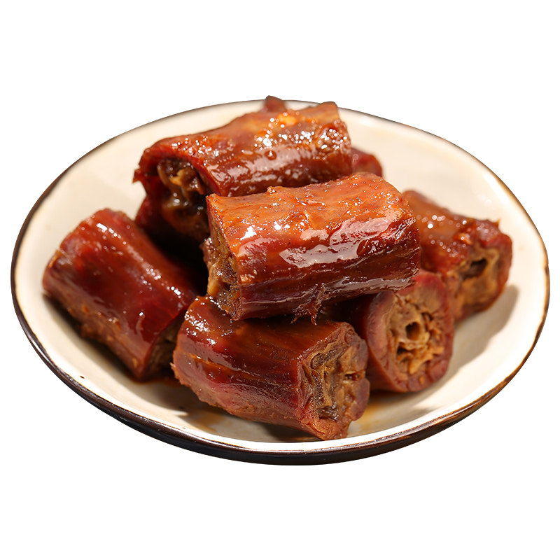 颜家酱辣鸭湖南特产熟食零食小吃鸭脖子香辣鸭脖风干麻辣鸭脖180g