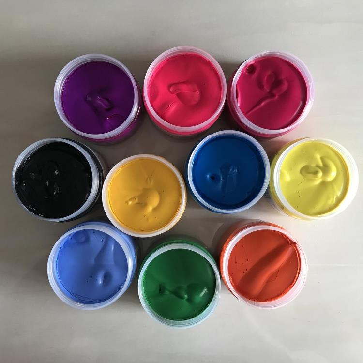 10瓶包邮文萃水粉颜料100ml 美术用品绘画广告画水粉颜料高级灰罐