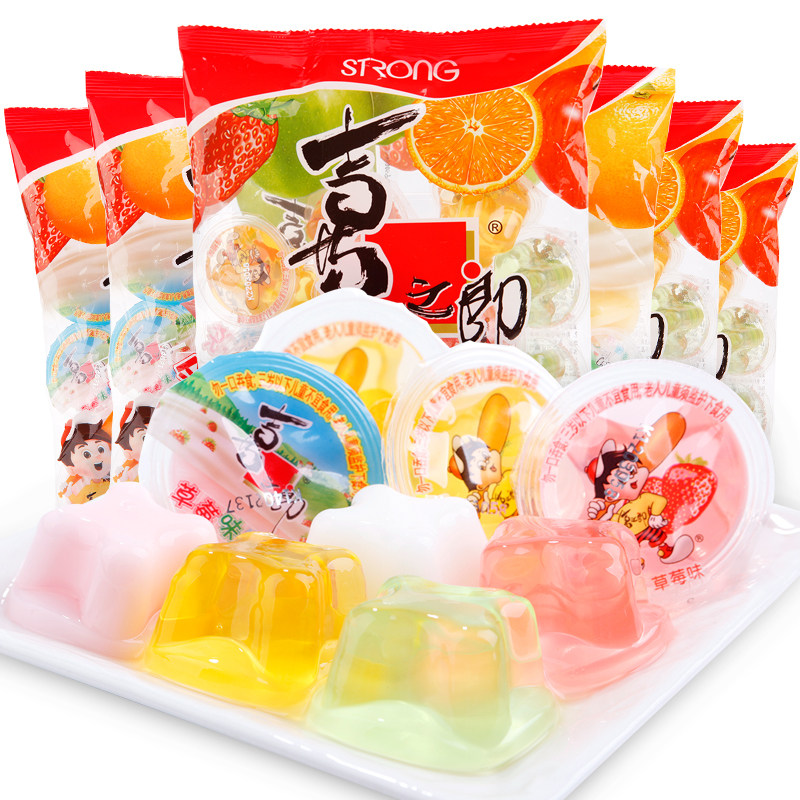 包邮喜之郎果冻360g*6袋什锦果汁果冻乳酸果冻组合装儿童零食礼物