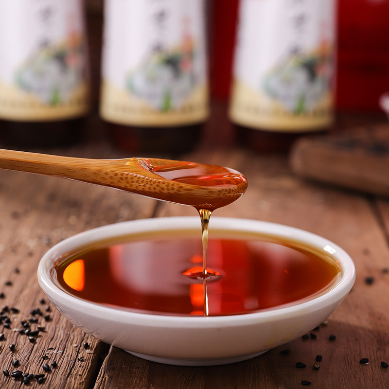 正道黑芝麻小磨香油礼盒320ml×4瓶河南特产厂家直销包邮推荐