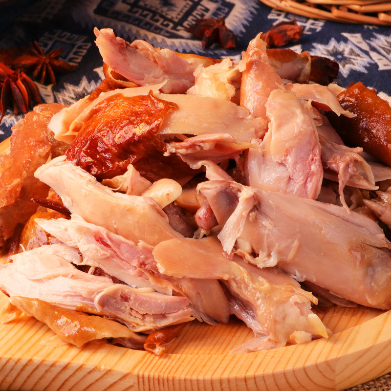 扒鸡正宗东北老式烧鸡卤味手撕鸡即鸡肉脱骨鸡肉零食