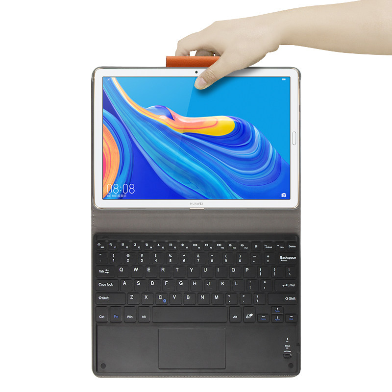 华为平板m6108英寸电脑键盘scmal09w09蓝牙无线键盘皮套