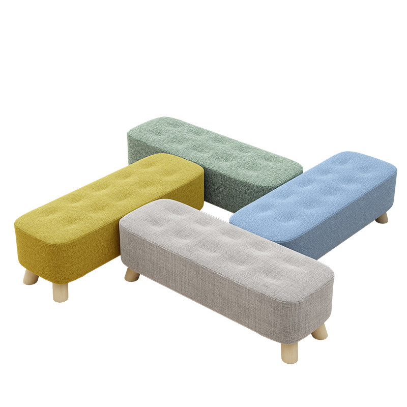 沙发实木长条条凳现代布艺长凳简约床尾创意矮凳