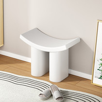 Nordic Plastic Shoe stool Home doorway Brief little stool Short stool Stool Entry in the house Shoes Stool Living-room Sofa stool