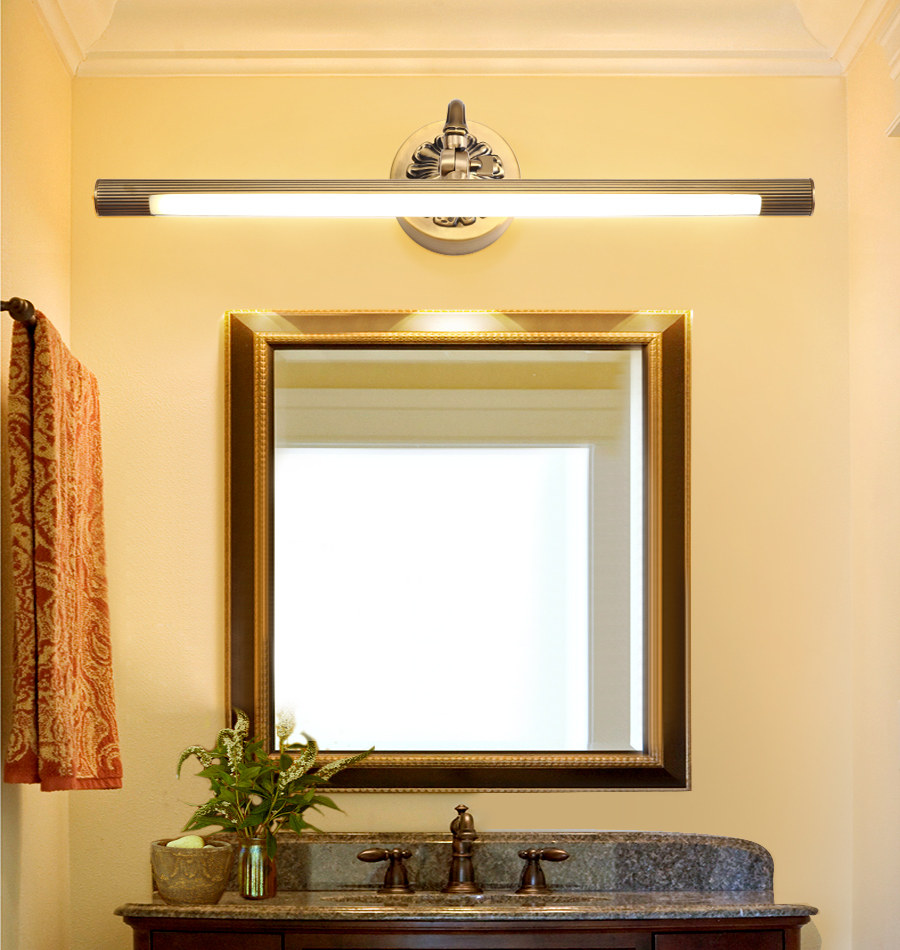 韩鑫 全铜镜前灯led卫生间欧式奢华镜柜灯洗手间镜灯浴室化妆灯具