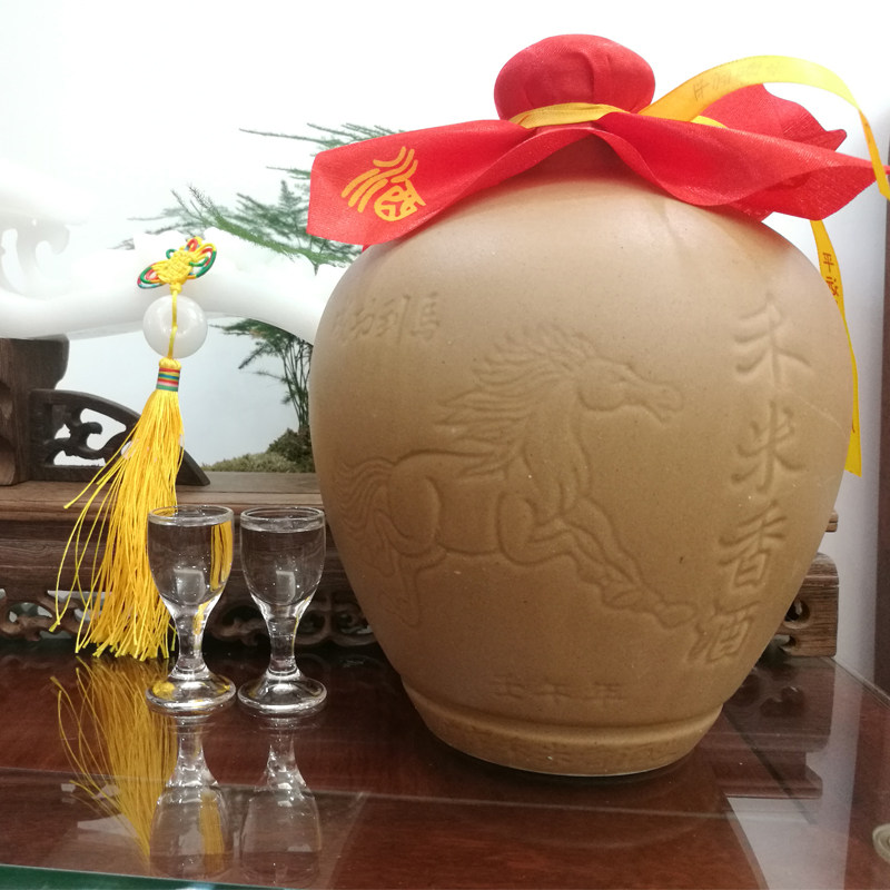 平远老八尺禾米香酒1.5l辣木酒小锅米酒纯粮食酿造原酒窖藏高度酒