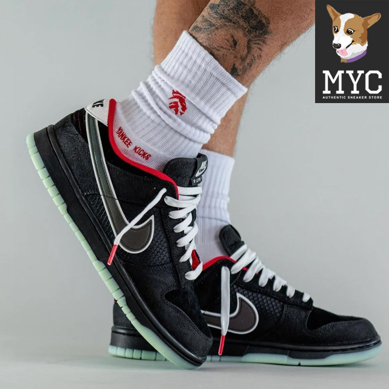 耐克nikedunklowlpl联名黑色夜光英雄联盟电竞板鞋